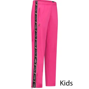 Australian kinder Broek met Zwarte Bies Roze