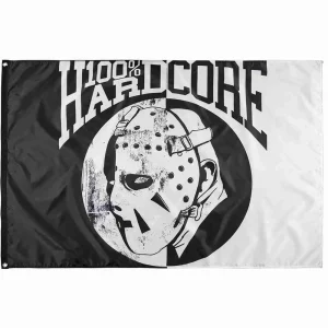 100% Hardcore Hardcore vlag Hockey masker