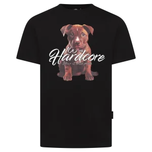 100% Hardcore T-shirt Black Puppy