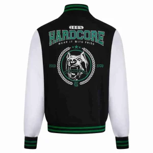 100% Hardcore jas Varsity College 2003 Zwart