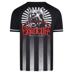 100% Hardcore Gabber Voetbalshirt Striped Distorted