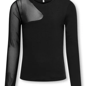 Kogcolette Life Ls Mix Top - Zwart