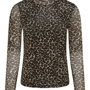 Konerica Life L-s High Neck Top Jrs - Zwart Dessin