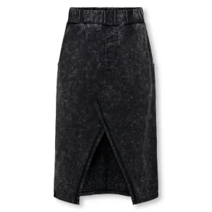 Kogdonna Washed Skirt Ub Swt - Antraciet