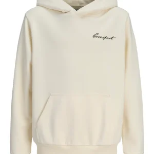 Jcodust Script Sweat Hood Sa26 Jnr - Ecru