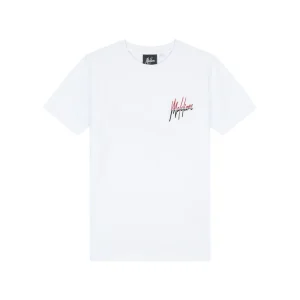 Split T-shirt - Wit Dessin