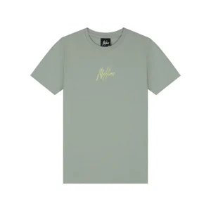 Striped Signature T-shirt - Olijf