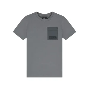 Nylon Pocket T-shirt - Antraciet