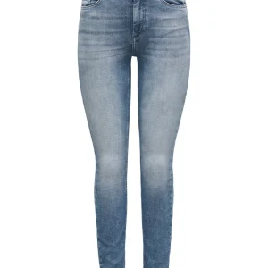 Onlblush Mid Sk Ank Rw Dnm Rea158 - Blue Denim