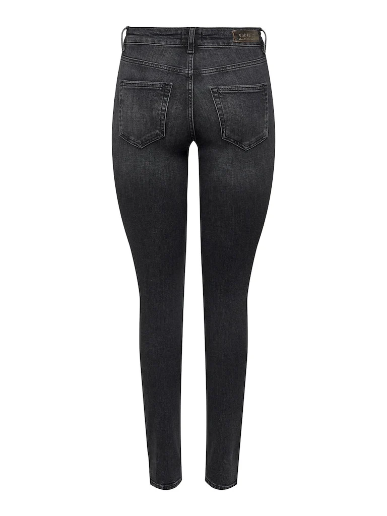 Onlblush Mid Sk Dnm Rea967 - Black Denim - Afbeelding 3