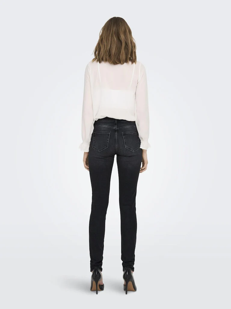 Onlblush Mid Sk Dnm Rea967 - Black Denim - Afbeelding 5
