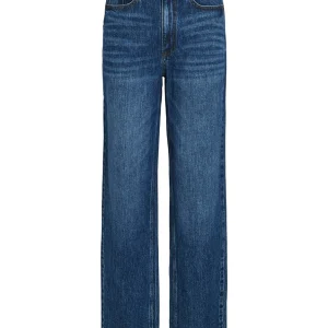 Vikelly Jaf Hw Straight Jeans - Blue Denim