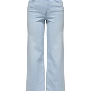 Onlmadison Blush Hw Wide Dnm Cro495 - Blue Denim