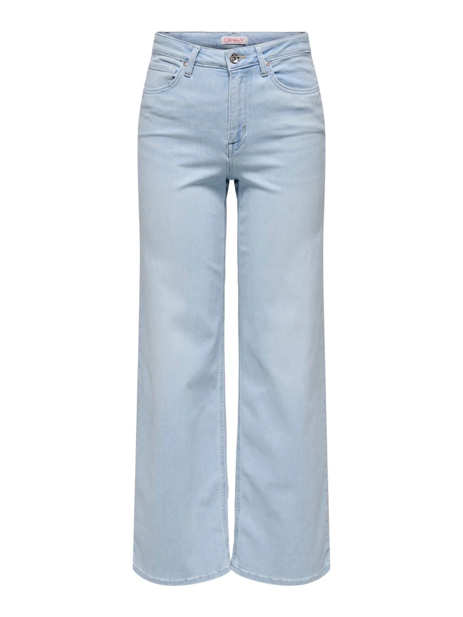 Onlmadison Blush Hw Wide Dnm Cro495 - Blue Denim - Afbeelding 2