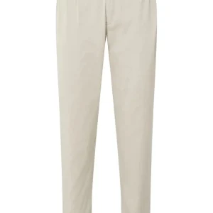 Woven Loose Fit Trousers With - Beige