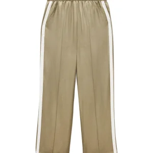 Vmvina Detail Hw Straight Pants Wvn Ga - Groen Dessin