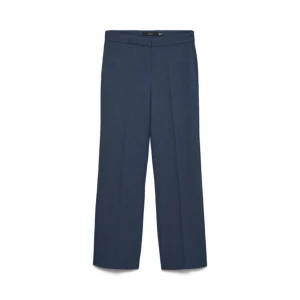 Vmfalke Mw Straight Pant Boo - Blue Denim