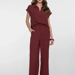 Pants Crinckle - Bordeaux