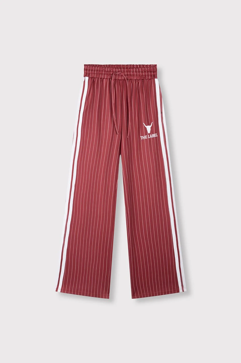 Pinestripe Traning Pants - Rood Dessin - Afbeelding 2