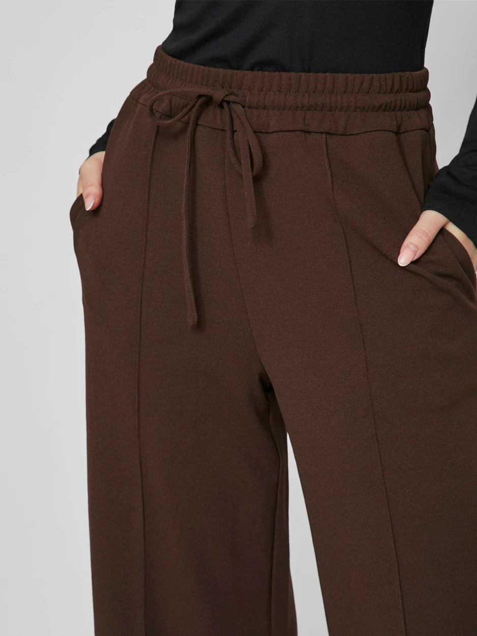 Viclua Hw Wide Pants-noos - Bruin - Afbeelding 6