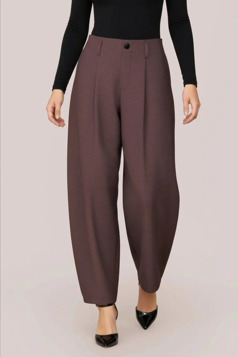 Hdmaci Hw Barrel Pant - Bruin - Afbeelding 5