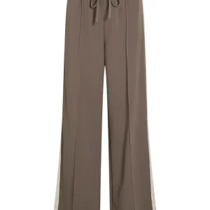 Viclua Hw Wide Track Pants - Taupe