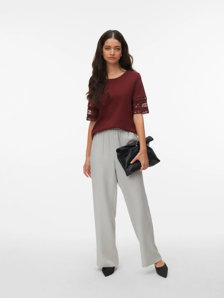 Vmjasmina Hw Pant Exp - Lichtgrijs - Afbeelding 4