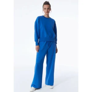 Sweat Pant Straight; %95 Co-%5 Ea; L00; 241; Coj Denim - Blauw