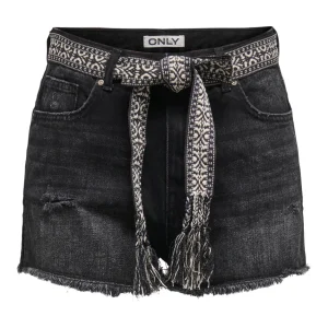 Onlrobyn Ex Hw St Vintage Dnm Short - Black Denim