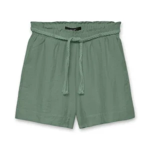 Vmheaven Hw Belt Shorts Wvn Ga - Groen