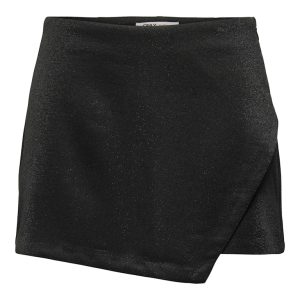 Onlmist-lyia Life Hw Glit Skort Pnt - Zwart