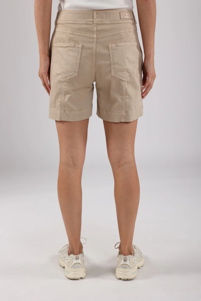 Tanya Short Stripe - Bruin Dessin - Afbeelding 6