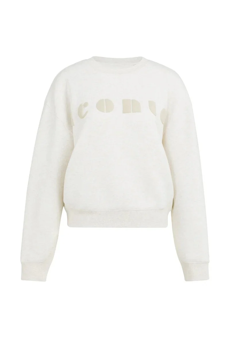 Sweater Met Artwork - Beige