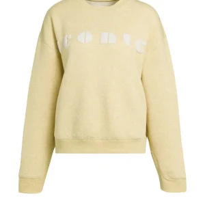 Sweater Met Artwork - Licht Geel