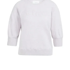 Sweater Met Geborduurd Artwork - Lila