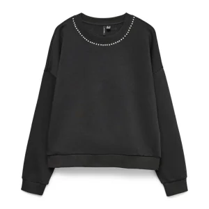 Vmlotte Trina Ls Sweat Box Ga Bf - Zwart