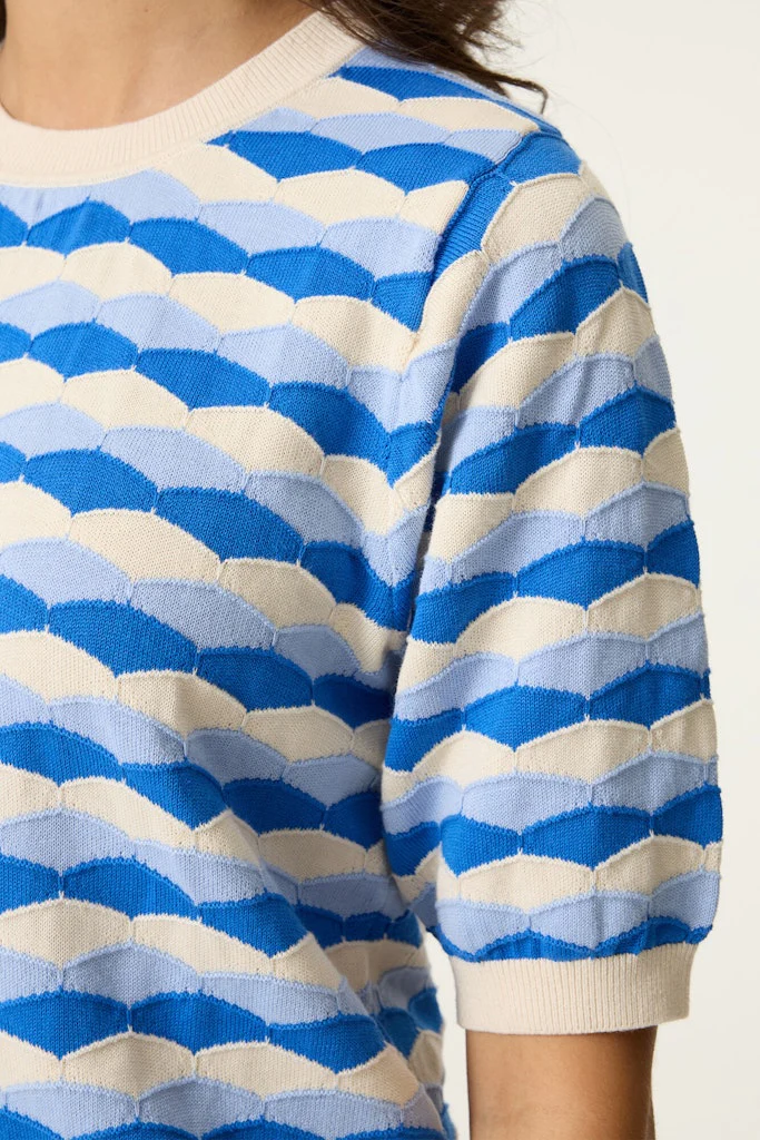 Trui S/s - Ecru Dessin - Afbeelding 3