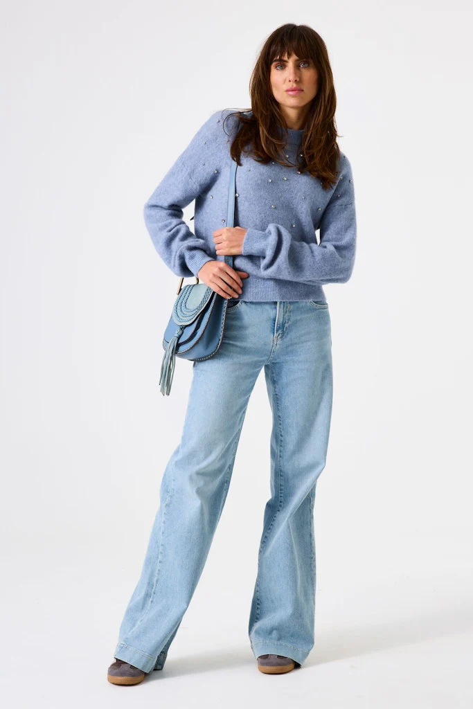 Trui Bling Bling - Lichtblauw - Afbeelding 6