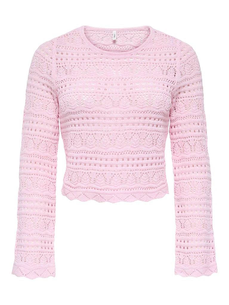 Onlelke Life Ls Pullover Knt Noos - Licht Roze - Afbeelding 2