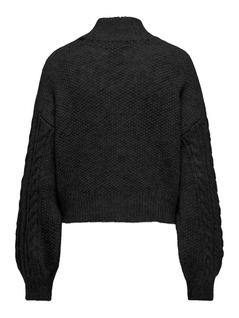 Onlida Life Ls High Neck Knt - Zwart - Afbeelding 3