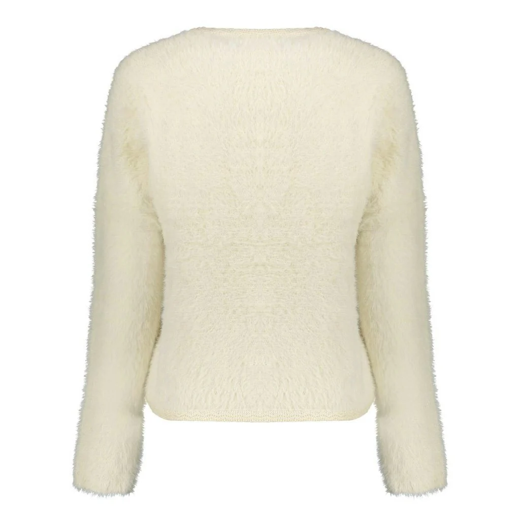 Cardigan Hairy - Off-white - Afbeelding 5