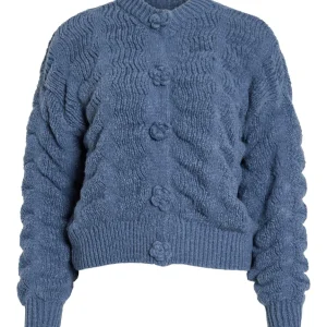 Vichana L/s Knit Cardigan - Rafblauw
