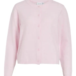 Viliga L/s O-neck Knit Cardigan - Noos - Licht Roze