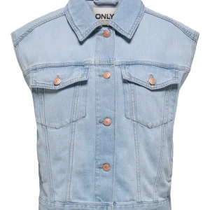 Onlrobyn S/l Dnm Vest Pim Oy - Blue Denim