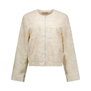 April Embroidery Jacket - Ecru
