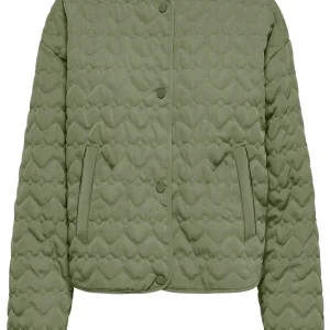 Onlheart Life Quilted Jacket Noos Otw - Olijf