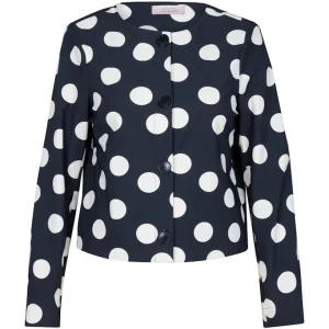 Charlot Polkadot Jacket - Blauw Dessin