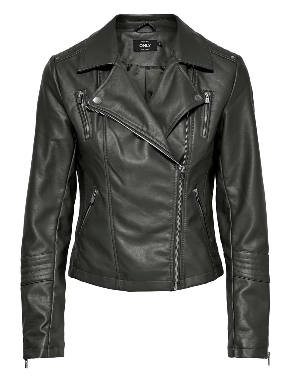 Biker Jack Gemma - Zwart - Afbeelding 2