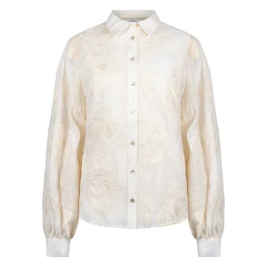 Avy Blouse Embroidery - Ecru