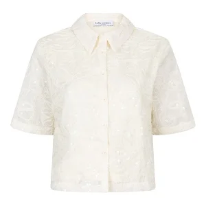 Blouse Ivy - Wit Dessin